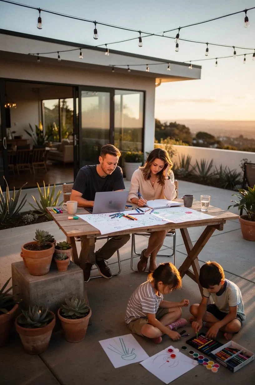 Daily routine planner with tools and productivity tips