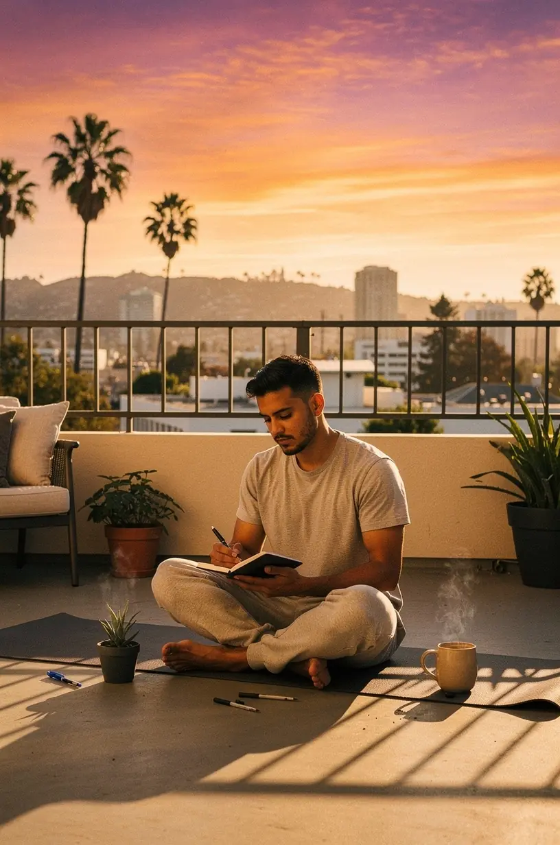 Illustration of habit formation and behavior change concepts.